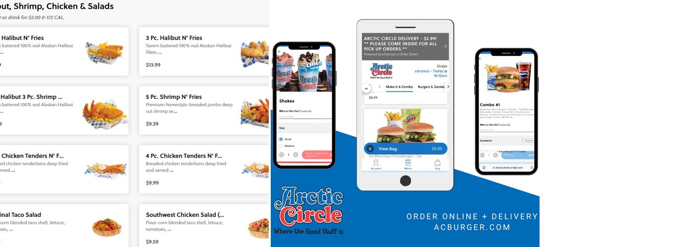 Arctic Circle Menu