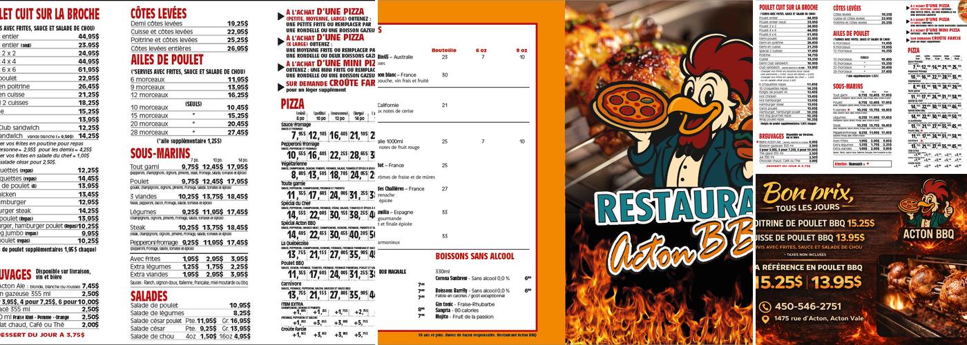 Acton BBQ Menu