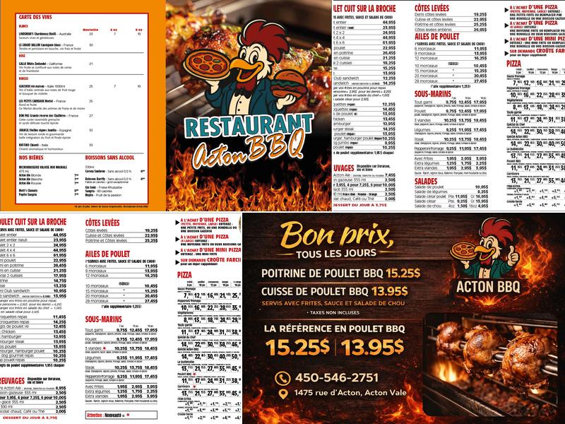 Acton BBQ Menu