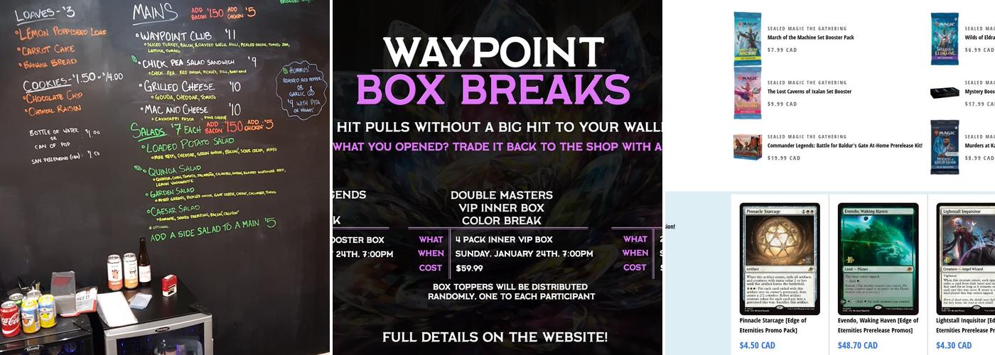 Waypoint Games Menu