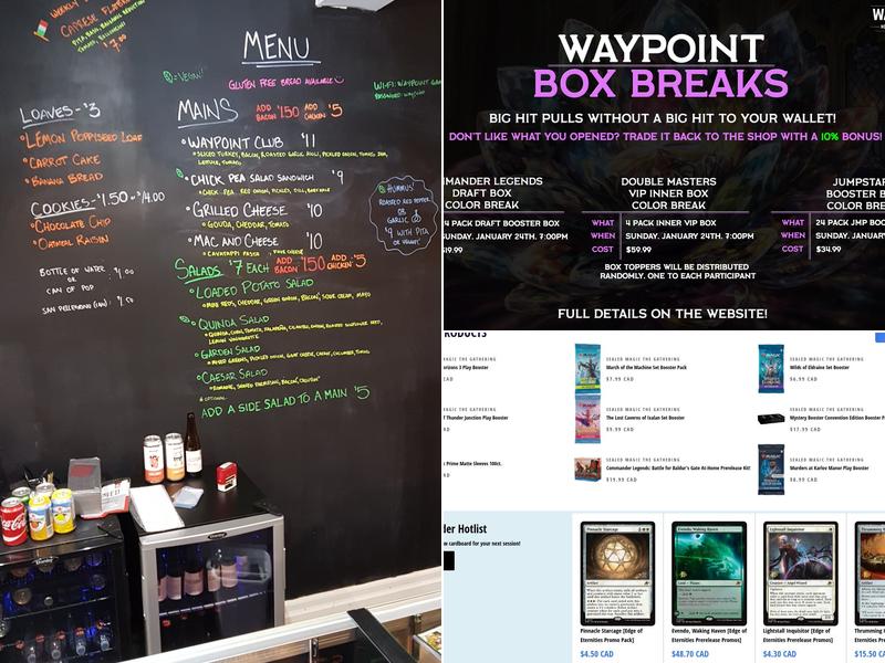 Waypoint Games Menu