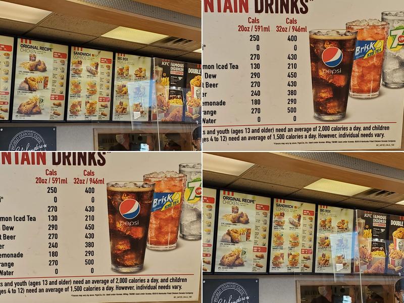 KFC Menu