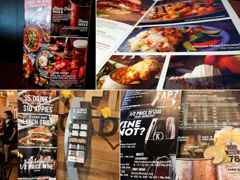 Kelseys Original Roadhouse Menu