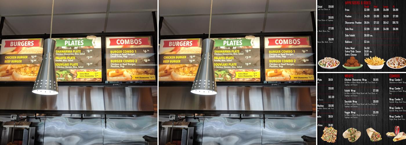 Double Taste shawarma (DT) Menu