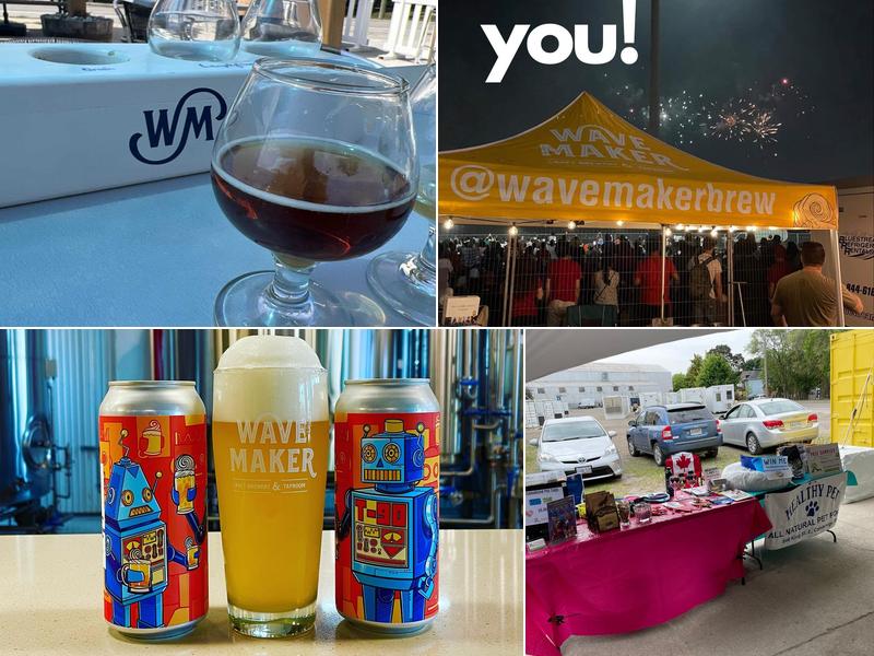 Wave Maker Craft Brewery & Taproom 639 Laurel St, Cambridge