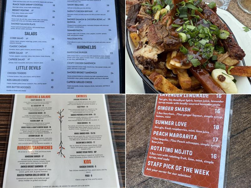 Handsome Devil Bistro Menu