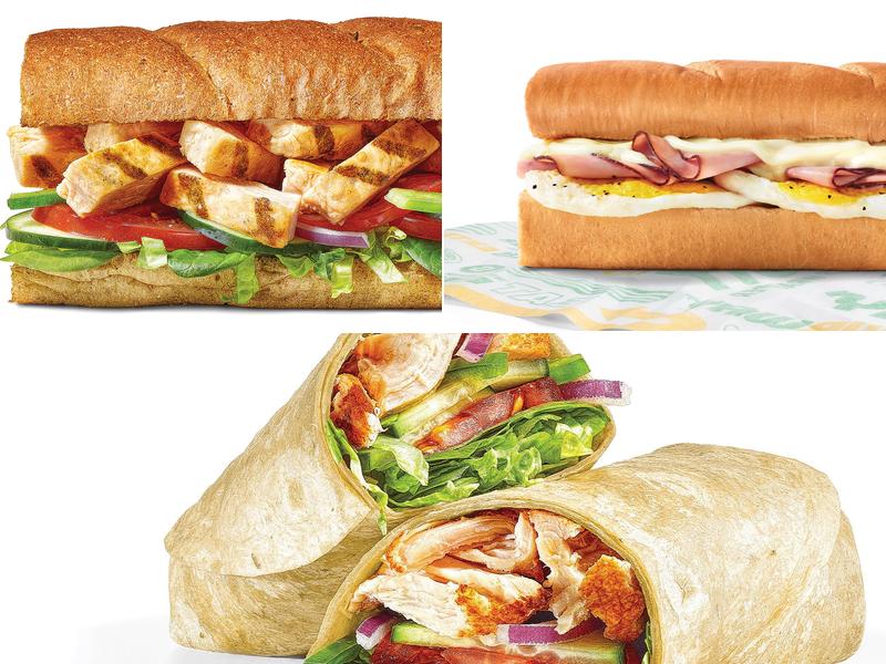 Subway Menu