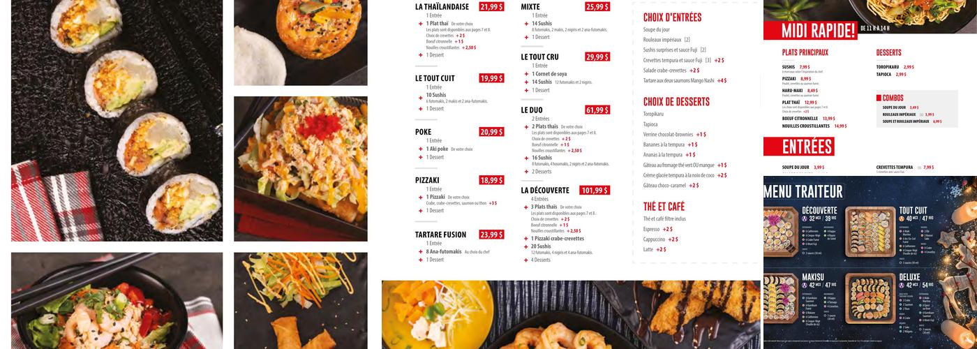 Aki Sushi St-Eustache Menu