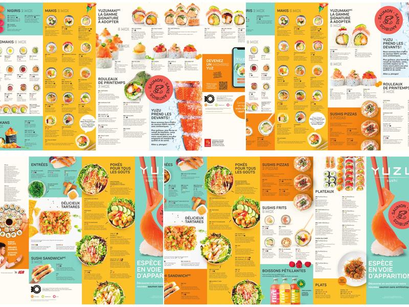 Yuzu sushi Menu