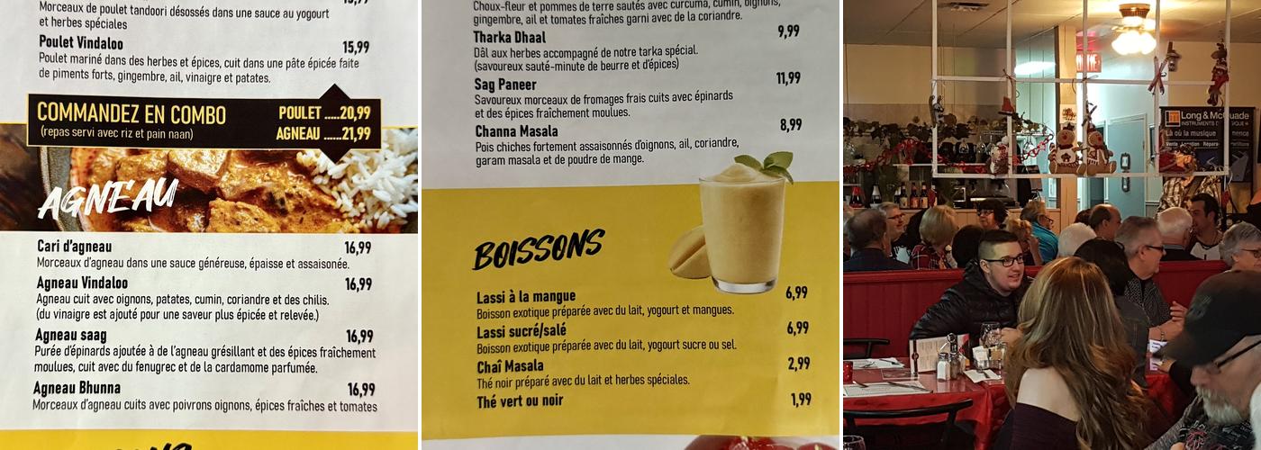 Coco Bénédict Menu