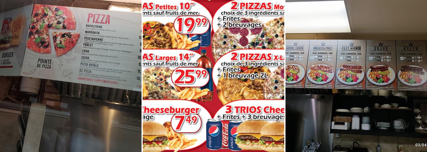 Restaurant DZ Taouk Menu