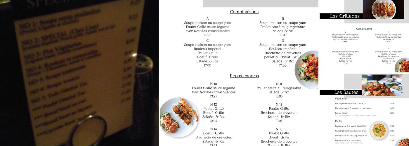 Chez Lien Menu