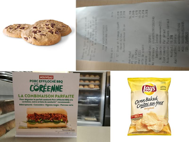 Subway Menu