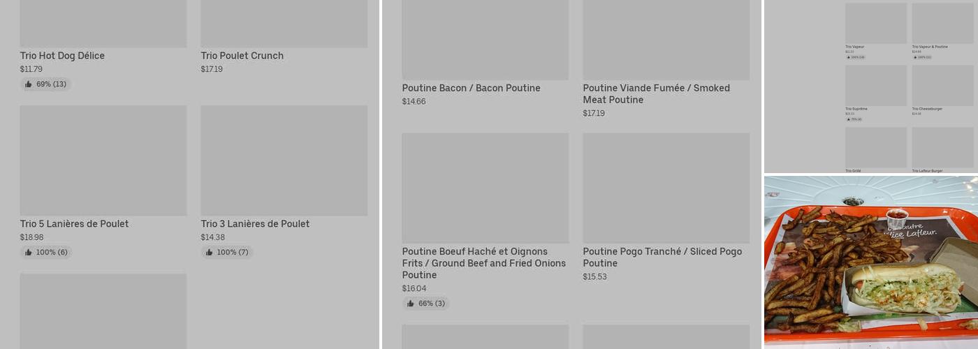 Restaurant Lafleur Menu