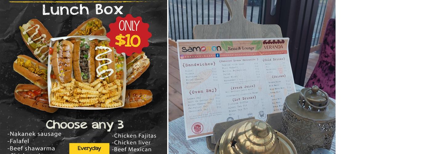 Samooon Resto & Lounge Menu