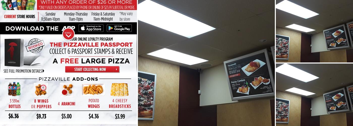 Pizzaville Menu