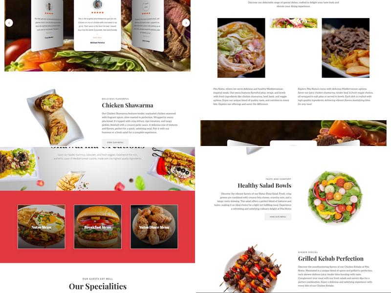 Pita Nutso Menu