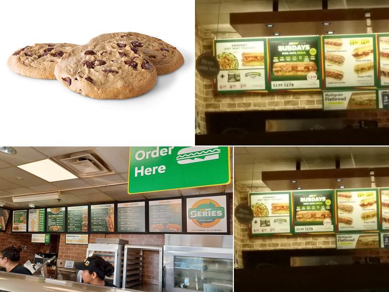Subway Menu