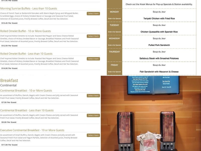 Eco Bistro Menu