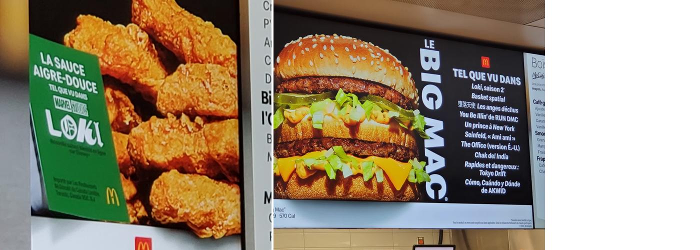 McDonald’s Menu