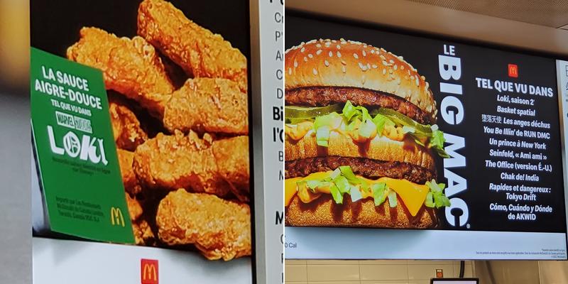 McDonald's Menu