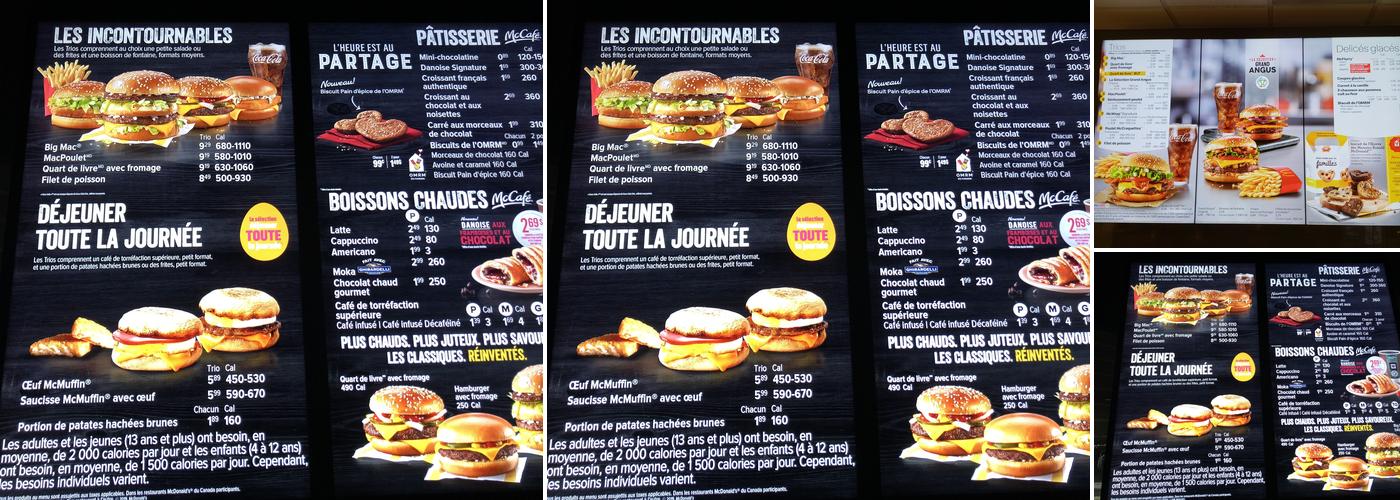 McDonald's Menu