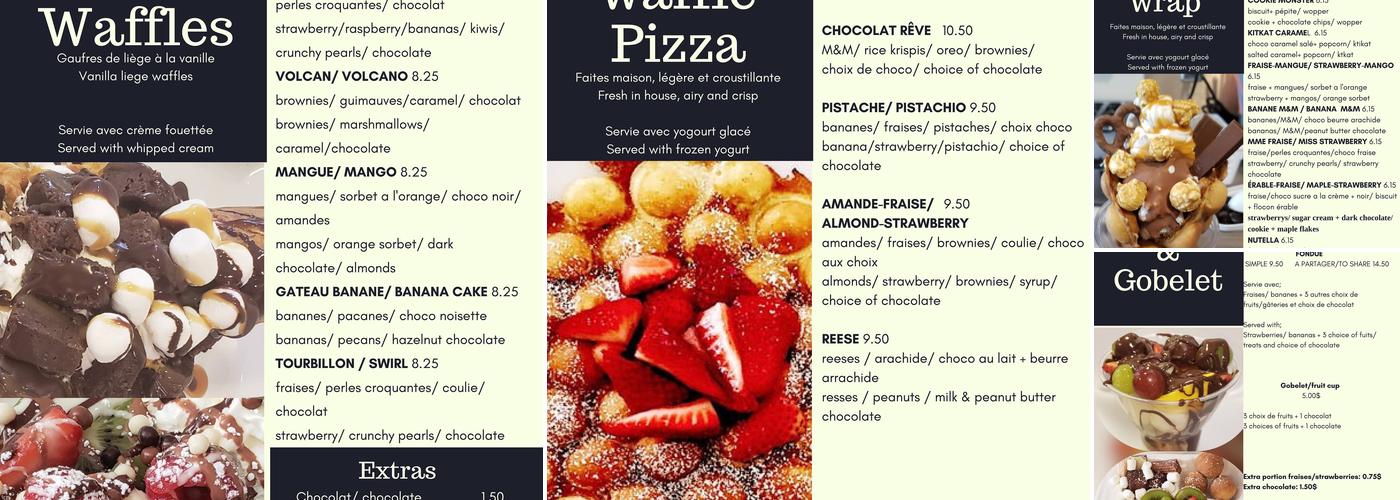 Coco cacao Menu