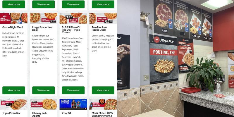 Pizza Hut Menu