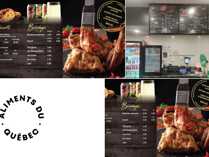 Piri Piri Hochelaga Menu