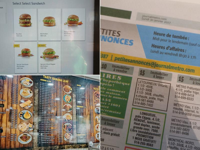 McDonald’s Menu