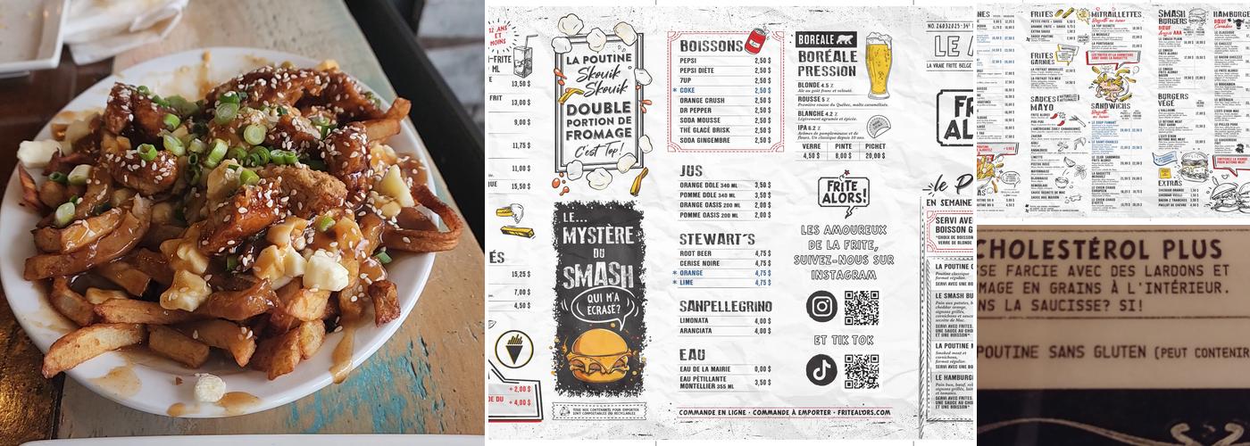 Frite Alors! Menu