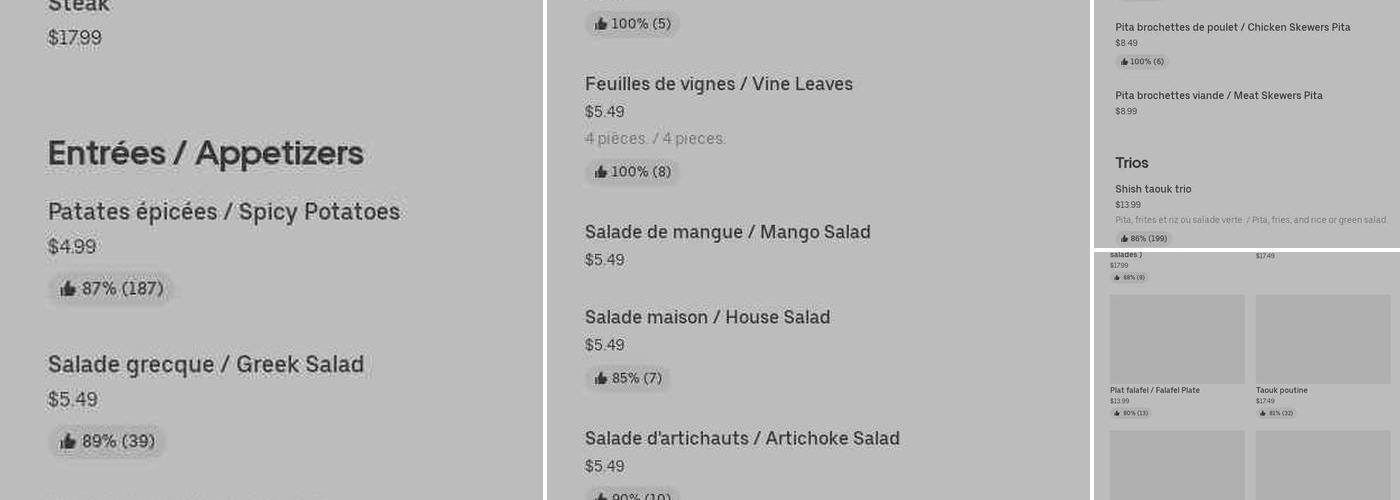 Amir Menu