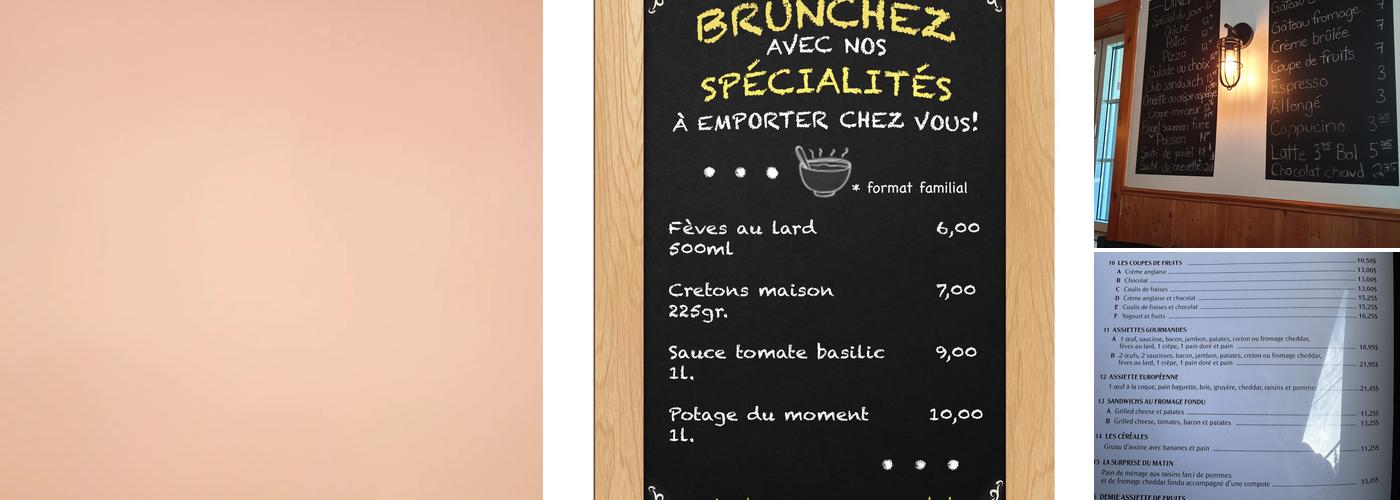 Cafe Du Vieux Beloeil inc Menu