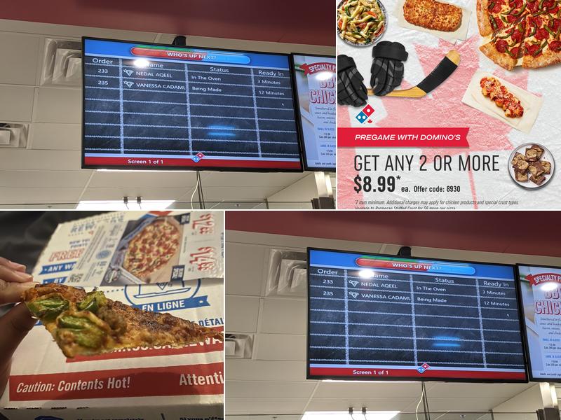 Domino's Pizza Menu