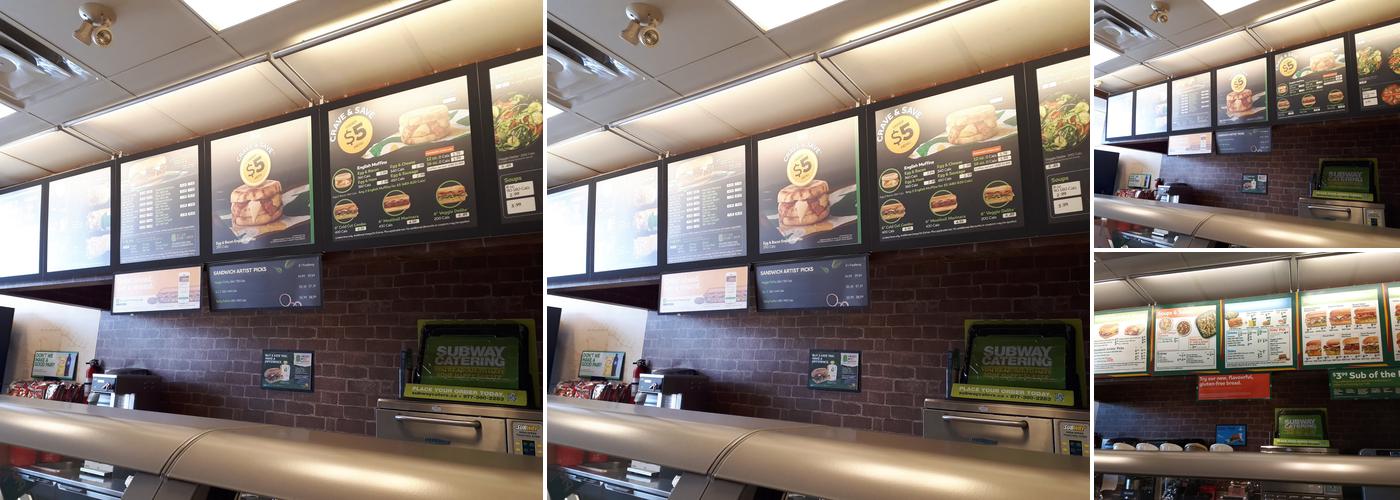 Subway Menu