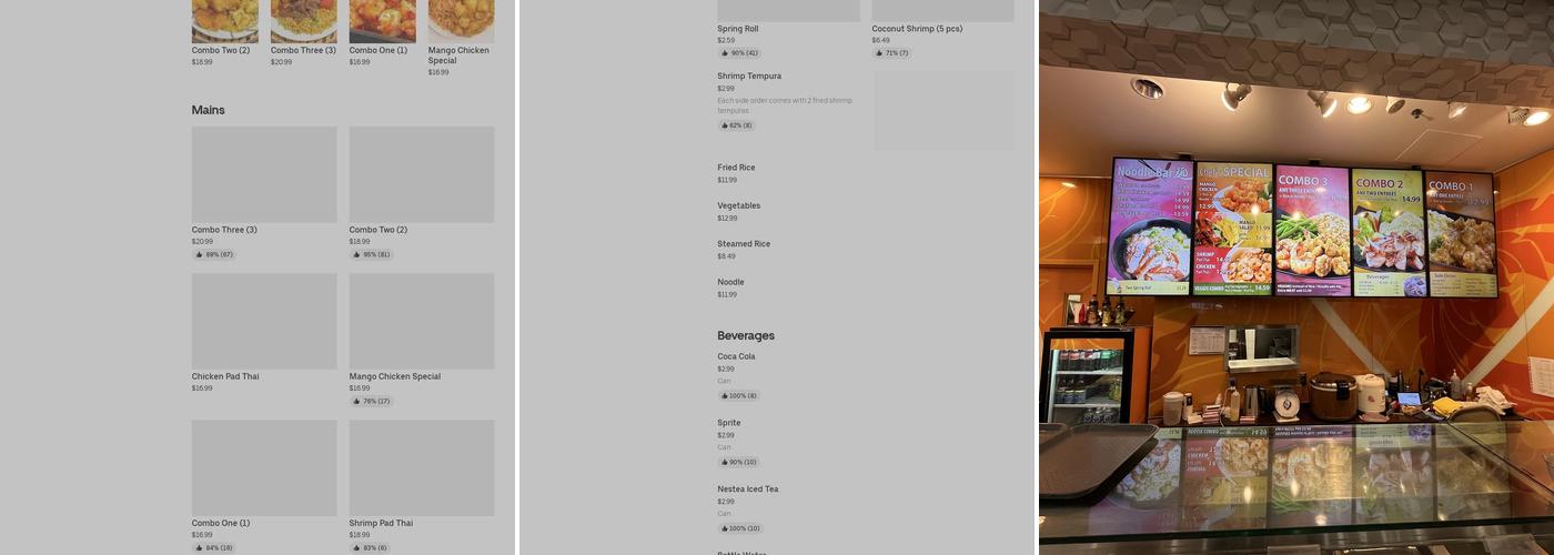 Ruby Thai Kitchen Menu