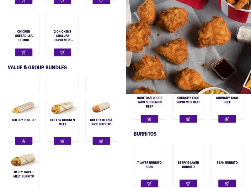 KFC Menu