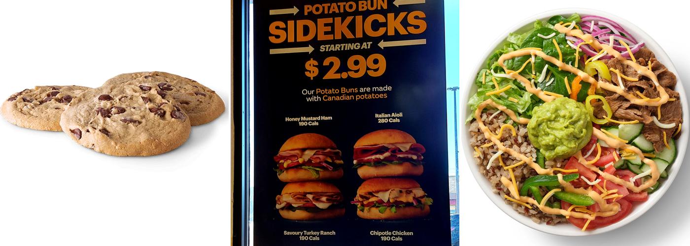 Subway Menu