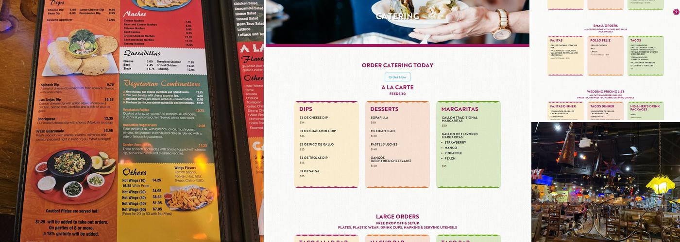 Las Trojas Cantina Menu