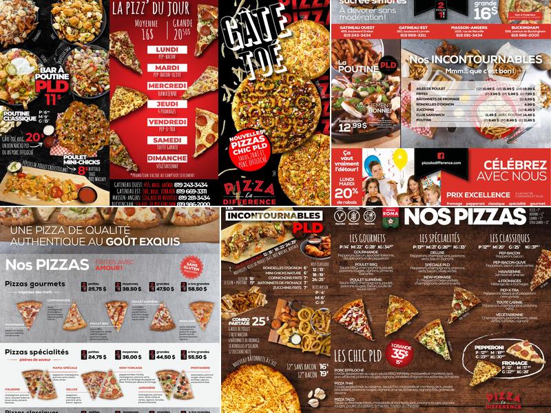 Pizza La Différence (Masson-Angers) Menu