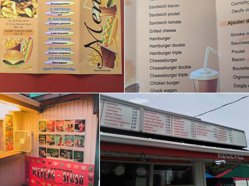 La Cabane Menu