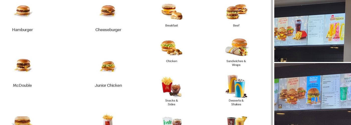 McDonald’s Menu