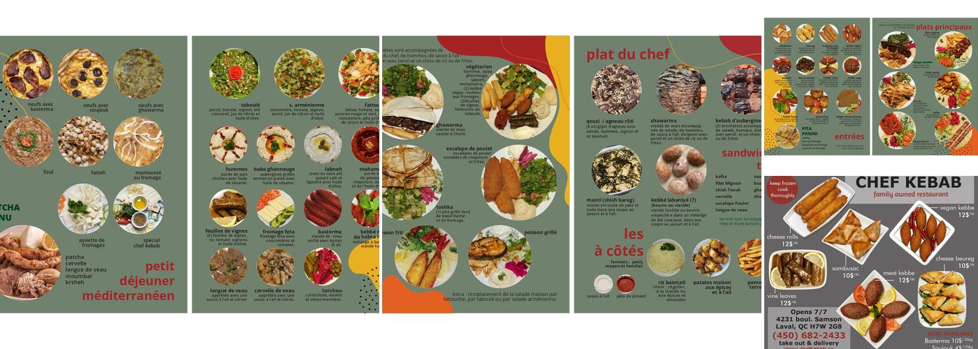 Chef Kebab Menu