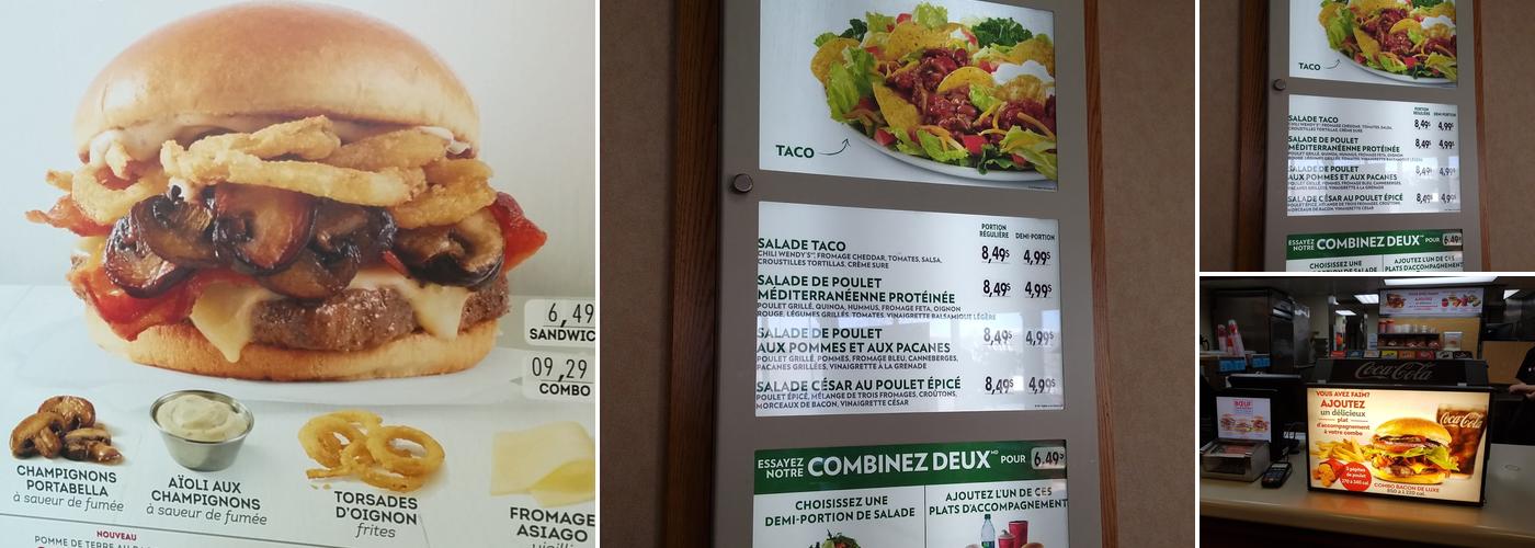 Wendy's Menu