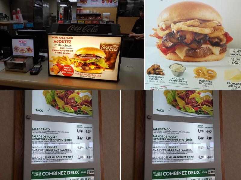 Wendy's Menu
