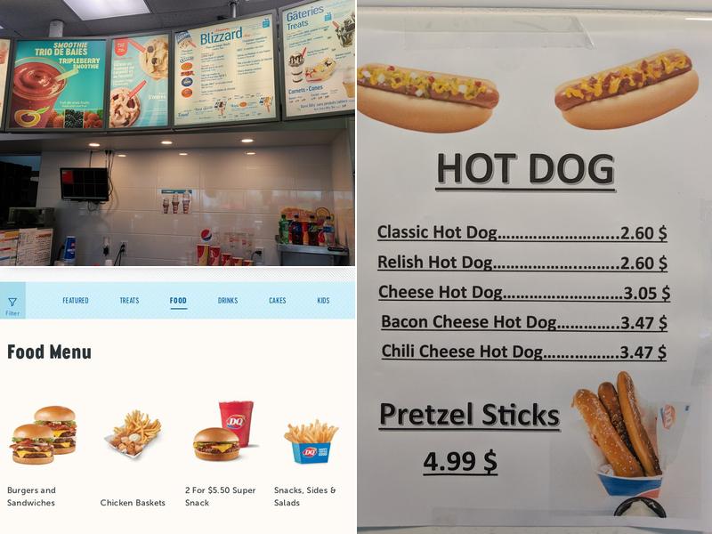 Dairy Queen Menu
