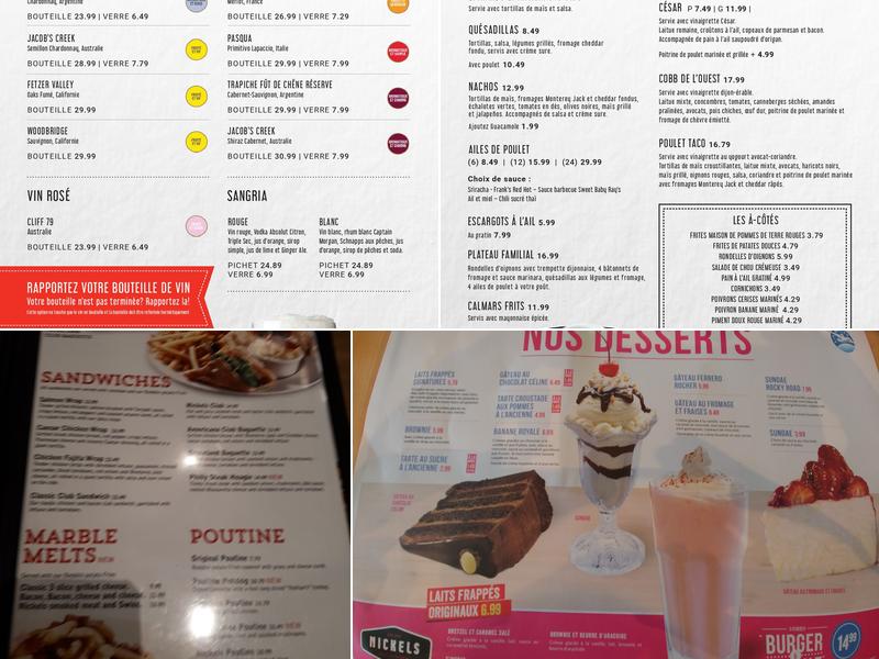 Nickels Deli - Saint-Laurent Menu