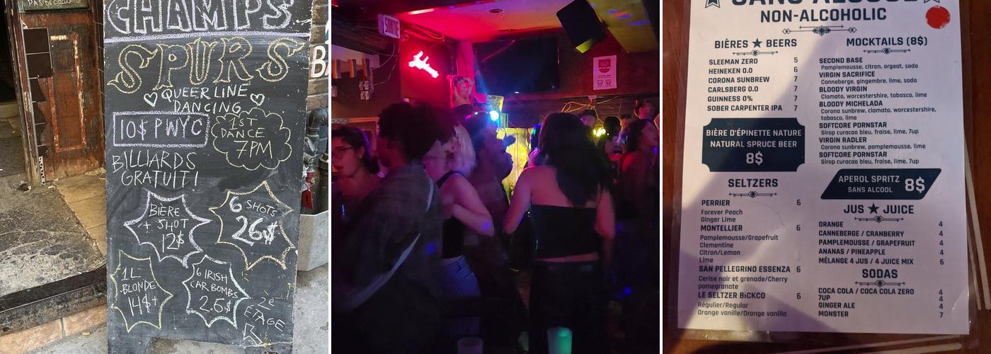 Bar Champs Menu