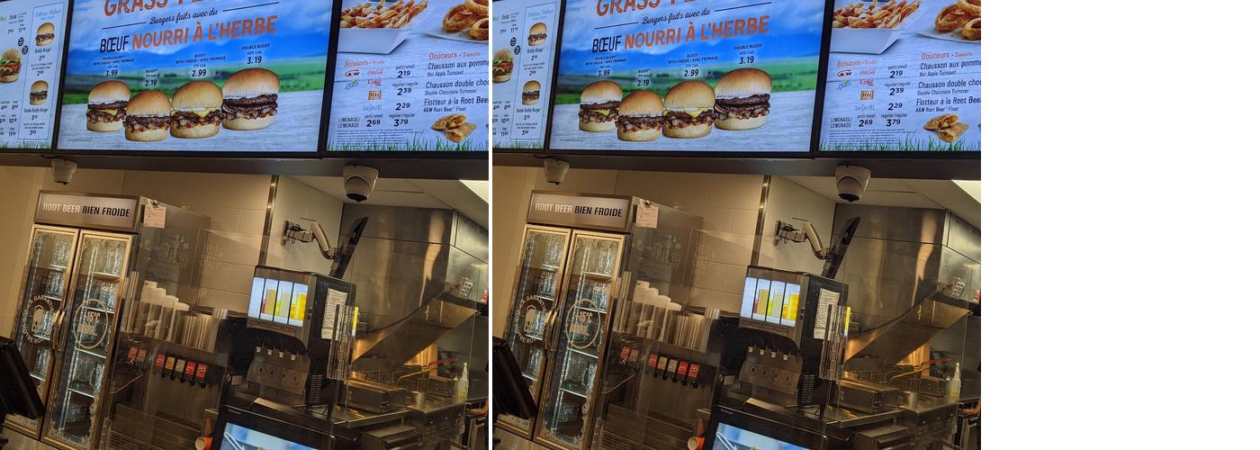 A&W Canada Menu