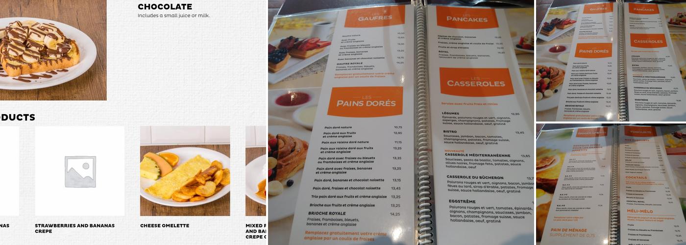 Eggsquis Menu